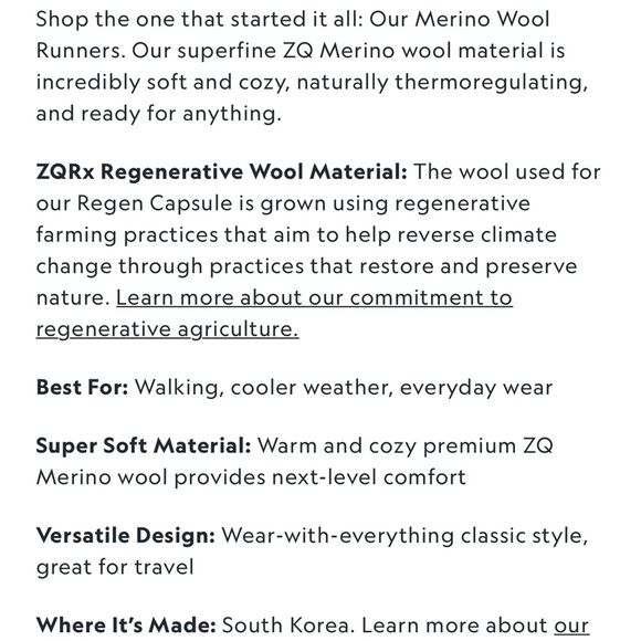 Allbirds - Wool Runners - size 7 - EUC - Picture 12 of 12